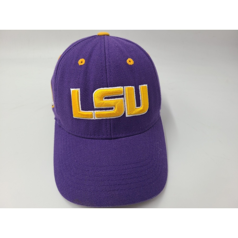 LSU Tigers Top of the World Adjustable Hat Cap Wool Blend Men Women NCAA Purple